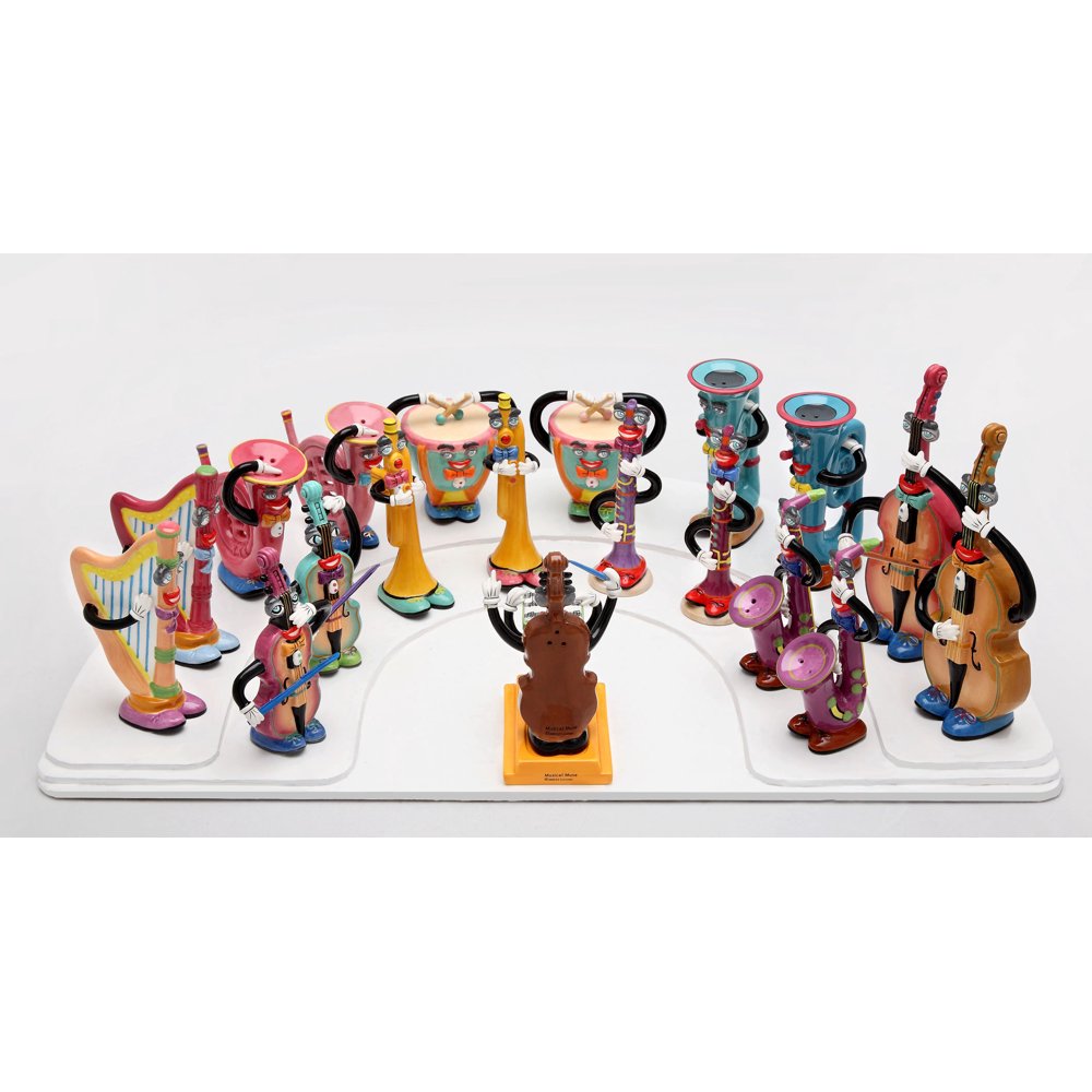 Salt and Pepper Shaker Set Orchestra Band Members Figurines, 20 Piece
