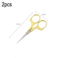 thumbnail image 2 of EXLEAF 2026 New Hair Cutting Scissors Vintage Shears-2 Pack Facial Mustache Beard Beauty Embroidery Daily Use, 2 of 4