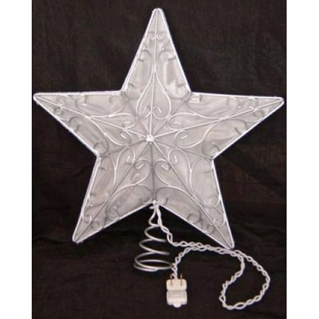 UPC 086131006623 product image for 5-Point Silver Wire Star Tree Topper | upcitemdb.com