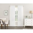 thumbnail image 3 of MAINSTAYS Marjorie Solid Voile Curtain Panel, 3 of 7