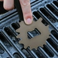 thumbnail image 2 of Grill Scraper Tool - Bristle Free Safe BBQ Cleaner Fits Any Grilling Grate or Griddle - Stainless Steel Barbecue Brush Substitute Handle & Bottle Opener Accessories, 2 of 7