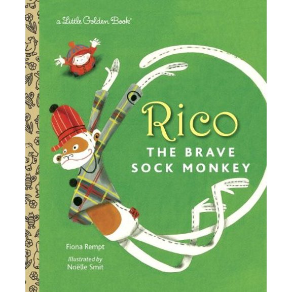 Pre-Owned Rico the Brave Sock Monkey (Little Golden Book) (Hardcover) 0375865047 9780375865046