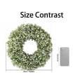 thumbnail image 7 of 1Pc 50 Inch Spring Wreath, Bay Leaf Wood Wreath For Door Hanging, Festive Decorations For Front Door Entryway, Wall Window Party Home Decor, 7 of 7