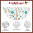 thumbnail image 3 of Haiem Gold Stars Blue Dots Pattern Pattern Christmas Tree Skirt Merry Christmas Party Christmas Tree Decoration,New Year Decorations-48", 3 of 6