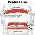thumbnail image 6 of HELLHERO Rollator Walker Seat Back Covers Walker Protection Backrest Covers & Snowman Removable Easy to Install for Seniors Adult, 6 of 7