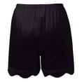 thumbnail image 5 of Womens Slip Shorts for under Dresses Elastic Waist Lace Trim Satin Bloomers Pettipants Culottes Slip Skirt, 5 of 8