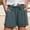 #Light Blue, variant on Women's Drawstring Elastic Waist Roll Cuff Bermuda Shorts,Loose Casual Athletic Sweat Shorts with Pockets,Hot Pink,Women's Plus Size L