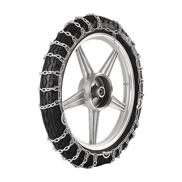 Universal Motorcycle & Scooter skid Chain, 30017 Tire slip, Ice Encrypted & Design Breaking, Snow Bold