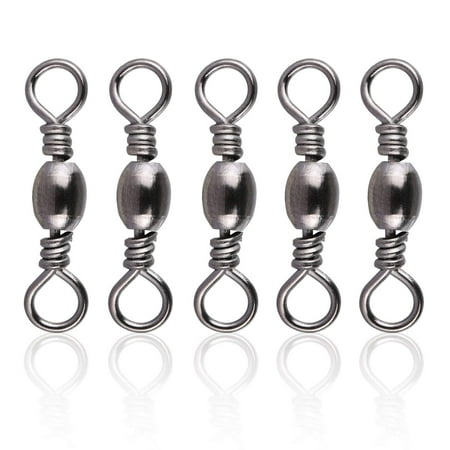 product image of Goture 200PCS High Strength Fishing Barrel Swivels Rolling Ball Bearing Stainless Steel for Bass Trout in Saltwater and Freshwater