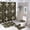 style-432, variant on Cute Cartoon Elephant Pattern 4 Piece Bathroom Rug Set with Shower Curtain Bathroom Shower Curtain Set with Rugs Elephant Gifts Durable And Waterproof for Bathroom Decor Set