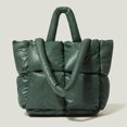 thumbnail image 2 of Bolso grande acolchado de diseñador para mujer, bandolera de nailon de lujo, de algodón, para invierno, 2022 xuanjing unisex, 2 of 2