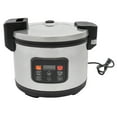 thumbnail image 4 of 1850W Kitchen Commercial Rice Cooker 60-Cup Non-Stick Pot ,410 Stainless Steel,13L 30min-24H Preset Time for Cook Rice, Porridge, Soup, Stew, 4 of 16