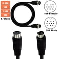 thumbnail image 4 of WINDLAND S-Video Cable for TV VCR DVD Camcorders Video Cards Mini Din 10Pin Male to Female S-Video Cable Connector 3/1.5/1/0.5m, 4 of 13