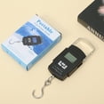 thumbnail image 6 of JIhuahe Portable Electronic Hanging Scale - 110 lb Capacity for Fishing, Express Delivery, and Weighing, Digital Hook Scale with LCD Display,Black, 6 of 7