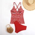 thumbnail image 2 of Akafmk Tankini Swimsuits for Women Two Piece Bathing Suits Fashion Printed Swim Tops with Swim Brief Comfortable Athletic Swimwear, Sizes S-2XL, 2 of 5
