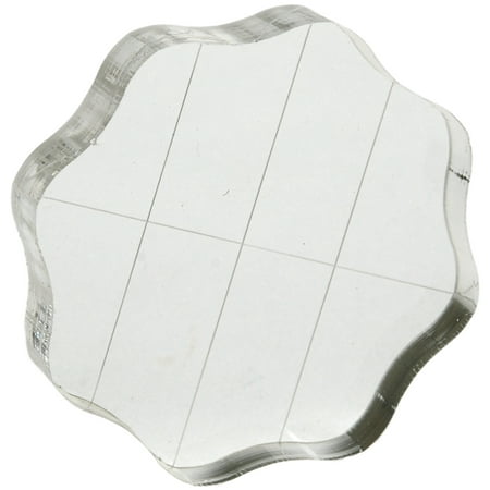 - Apple Pie Memories Acrylic Stamp Block W/Grips & Grid 2.5