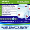 thumbnail image 4 of LivDry Adult Diapers for Women and Men, Leak Guard Incontinence Underwear, Extra Absorbing (Medium, 19-Pack), 4 of 9