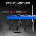 thumbnail image 3 of Aprafie 1100 lbs Engine Support Bar Traverse Hoist with Sliding Bracket & 12.2" Lift Screw with Rubber Crank for Pickup Trucks, Home Garages & Professional Auto Repair Shops, Blue, 3 of 6