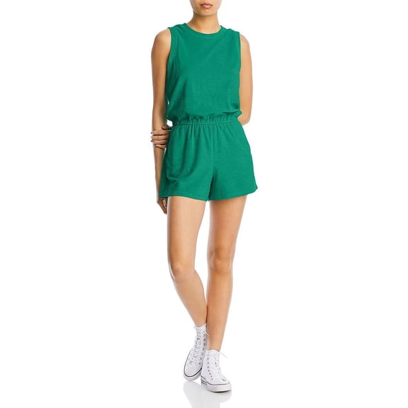 WAYF Womens Terry Short Romper