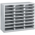 thumbnail image 3 of Fellowes® Literature Organizer, 24 Compartments, 23 7/16"H x 29 7/16"W x 11 7/8"D, Dove Gray, 3 of 7