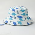thumbnail image 2 of zaveiop Baby &Kids Boys Girls Bucket Hat Wide Brim Sun Protection Adjustable Summer Outdoor Beach Sun Hat (WH1, 3-5 Years), 2 of 3
