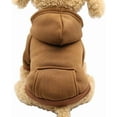 thumbnail image 5 of Jecikelon Winter Dog Hoodie Sweaters with Pockets Warm Dog Clothes for Small Dogs Chihuahua Coat Clothing Puppy Cat Custume, 5 of 5