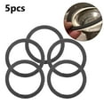thumbnail image 4 of 5Pc Strainer Gasket Seal Ring Rubber Gray Washer Fits for 3-1/2 Inch, 4 of 5