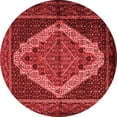 thumbnail image 1 of Ahgly Company Indoor Round Persian Red Traditional Area Rugs, 5' Round, 1 of 4
