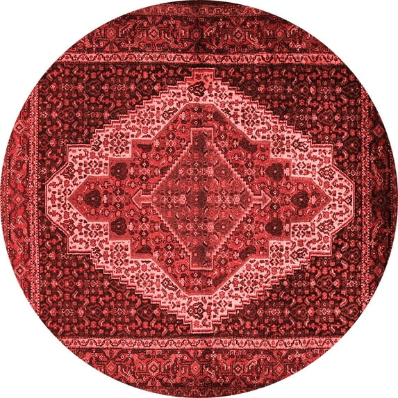 Ahgly Company Indoor Round Persian Red Traditional Area Rugs, 5' Round