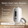 thumbnail image 2 of Rechargeable Electric Callus Remover for Feet – Waterproof Pedicure Tool with LED Display, 3 Adjustable Speeds, Stainless Steel Heads & Low Noise Motor, 2 of 5