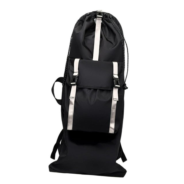 Mochila para patineta, bolsa de transporte para patineta, mochila versátil, bandolera ajustable Beige
