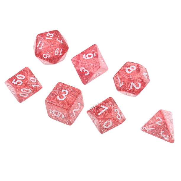 Set De 48 Dados De Acrílico Con Bolsa De Terciopelo - Para MTG, Juegos De Cartas Y Mesa