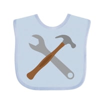 Inktastic Future Carpenter Tools Hammer Wrench Boys Baby Bib