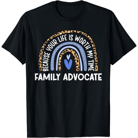 Family Advocate Rainbow Head Start Family Advocate T-Shirt