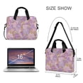 thumbnail image 3 of FORMRS 16" Laptop Bag Carrying Sleeve Case with Handle Travel Shoulder Briefcase, Pastel Pink Marble Pattern, 3 of 8