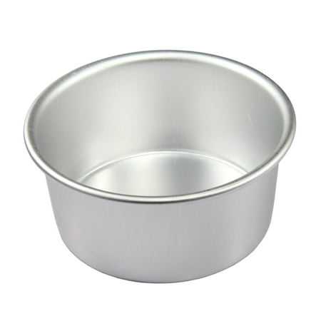 

Round Deep Metal Cake Pan for Kitchen Valentines Baking Supplies Restaurants 5in