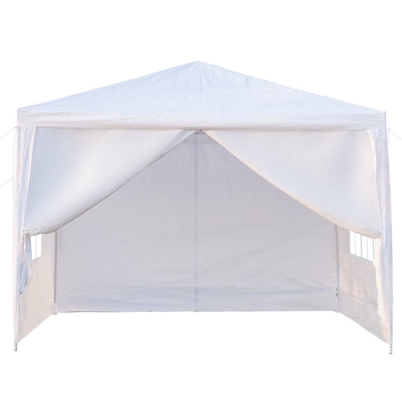 Resenkos 10'x10' Outdoor Tent Canopy, Gazebo Waterproof Outdoor Canopy Patio Tent Party Tent for Wedding BBQ Cater, UV Resistant Waterproof Canopy Tent for Outdoor Events, Patio Backyard, Blue