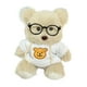 thumbnail image 4 of Kit de costura para hacer muñecos de peluche con gafas de oso, decoraciones hechas a mano para muñecas de mujer. Blanco, 4 of 9