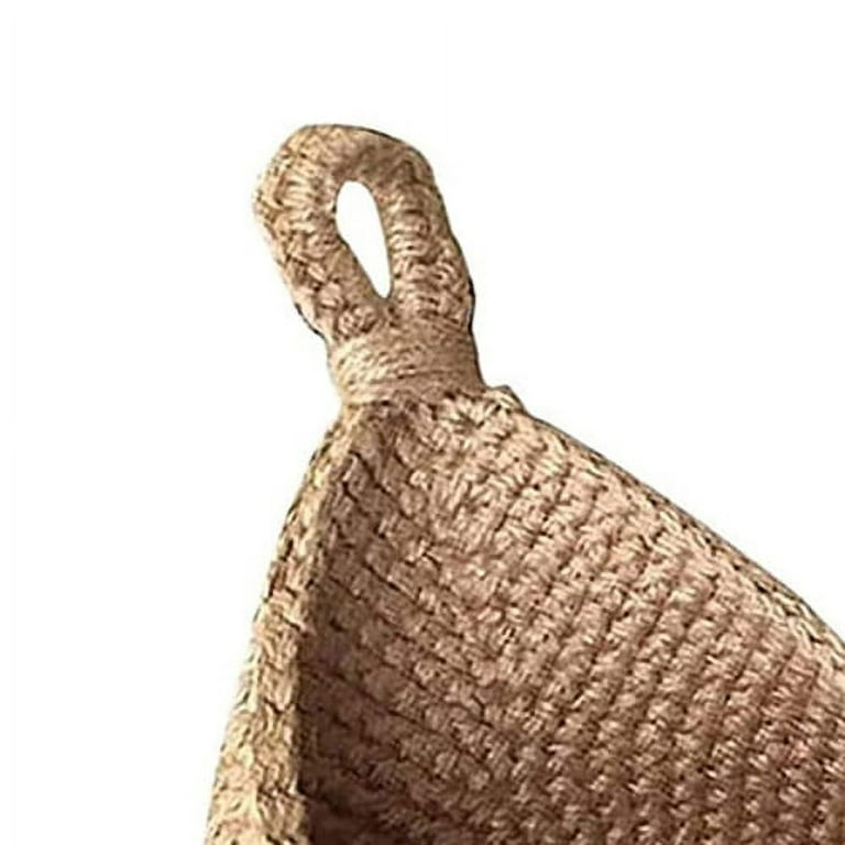 JIVANER Jute onion basket hanging for pantry