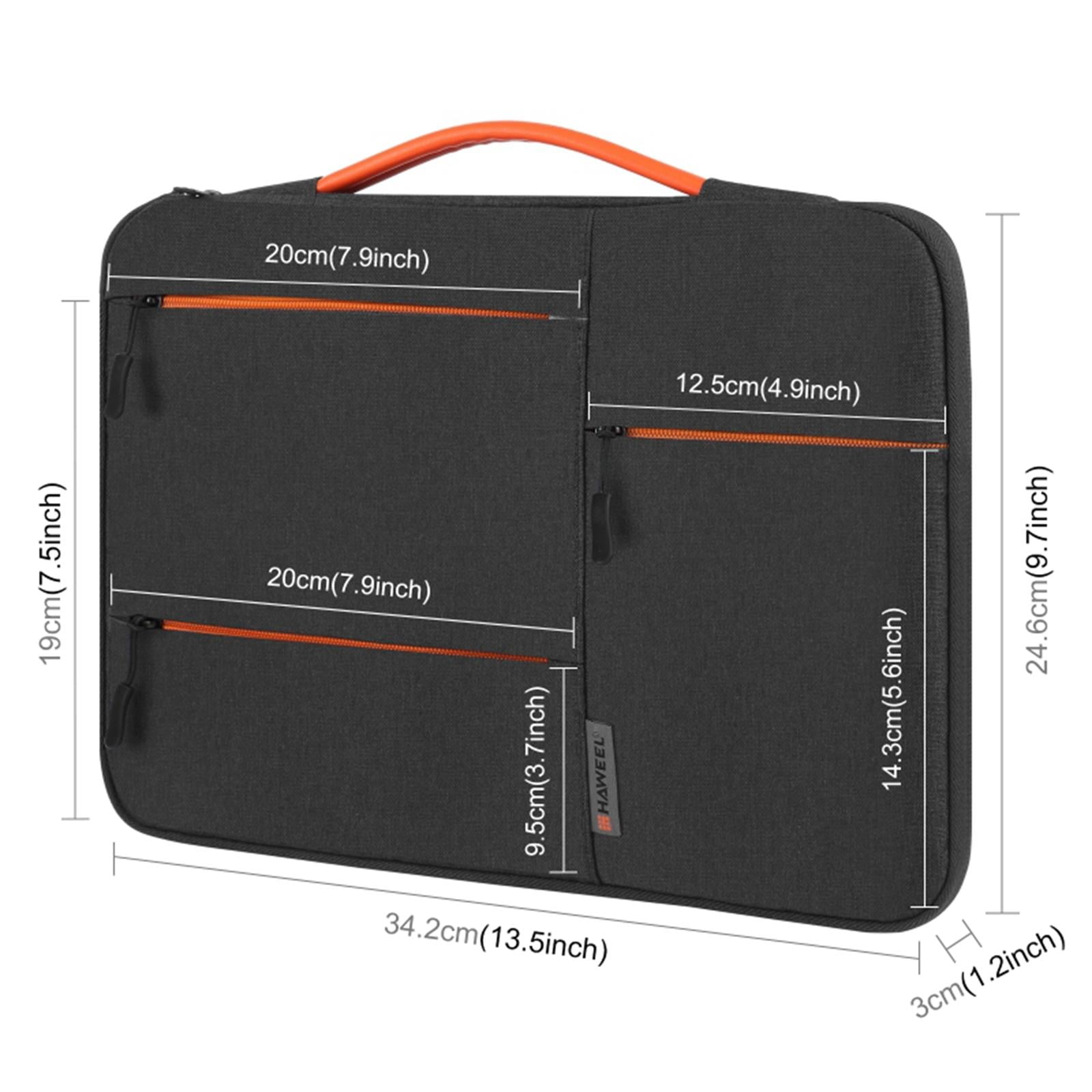 Colaxi Laptop Sleeve Bag Carrying Case Computer Cover Bag With Accessories Pocket For Travel Computer Carrying Case Water For Women Girls Men 13 Inc