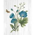 thumbnail image 2 of Wild Apple Portfolio 20x24 Gold Ornate Wood Framed with Double Matting Museum Art Print Titled - Botanical Bouquet on Wood III, 2 of 4