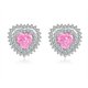 thumbnail image 2 of Pendientes de corazón para mujer | Pendientes de botón con forma de corazón | Joyería colgante hipoalergénica de cobre | Accesorios de moda románticos para uso diario, 2 of 6
