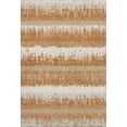 thumbnail image 6 of HomeRoots 679496 8 x 10 ft. Copper Beige & Ivory Striped Washable Machine Made Rectangle Area Rug with UV Protection, 6 of 9