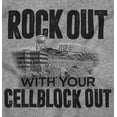 thumbnail image 2 of California Rock Out With Cellblock Unisex Fleece Graphic Zip Up Hoodie Brisco Brands 2X, 2 of 5