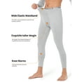 thumbnail image 5 of ANYFIT WEAR Thermal Underwear for Men Ultra Soft Long Johns Set Fleece Lined Warm Base Layer Top and Bottom for Cold Weather Gray S, 5 of 7