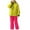 Pink-07, variant on Owordtank Girls Boys 2 Piece Snowsuit Warm Insulated Ski Jacket & Snow Pants Set for 4-16 Years