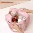 thumbnail image 2 of Neceser de viaje DAPOWER mate translúcido para mujer rosa, 2 of 6