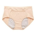 thumbnail image 2 of 3 Pack Womens Menstrual Period Panties Cotton Leak Proof Underwear Postpartum Protective Briefs, 2 of 3