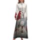 thumbnail image 1 of Vestido largo de diseño francés, vestidos de moda para mujer, vestido vintage para playa, 1 of 4