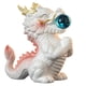 thumbnail image 3 of Figurita de dragón chino de cerámica, mascota de té en miniatura, recuerdo de 3x1,6x3 pulgadas, adorno de año Nuevo para decoración de escritorio y Blanco, 3 of 9